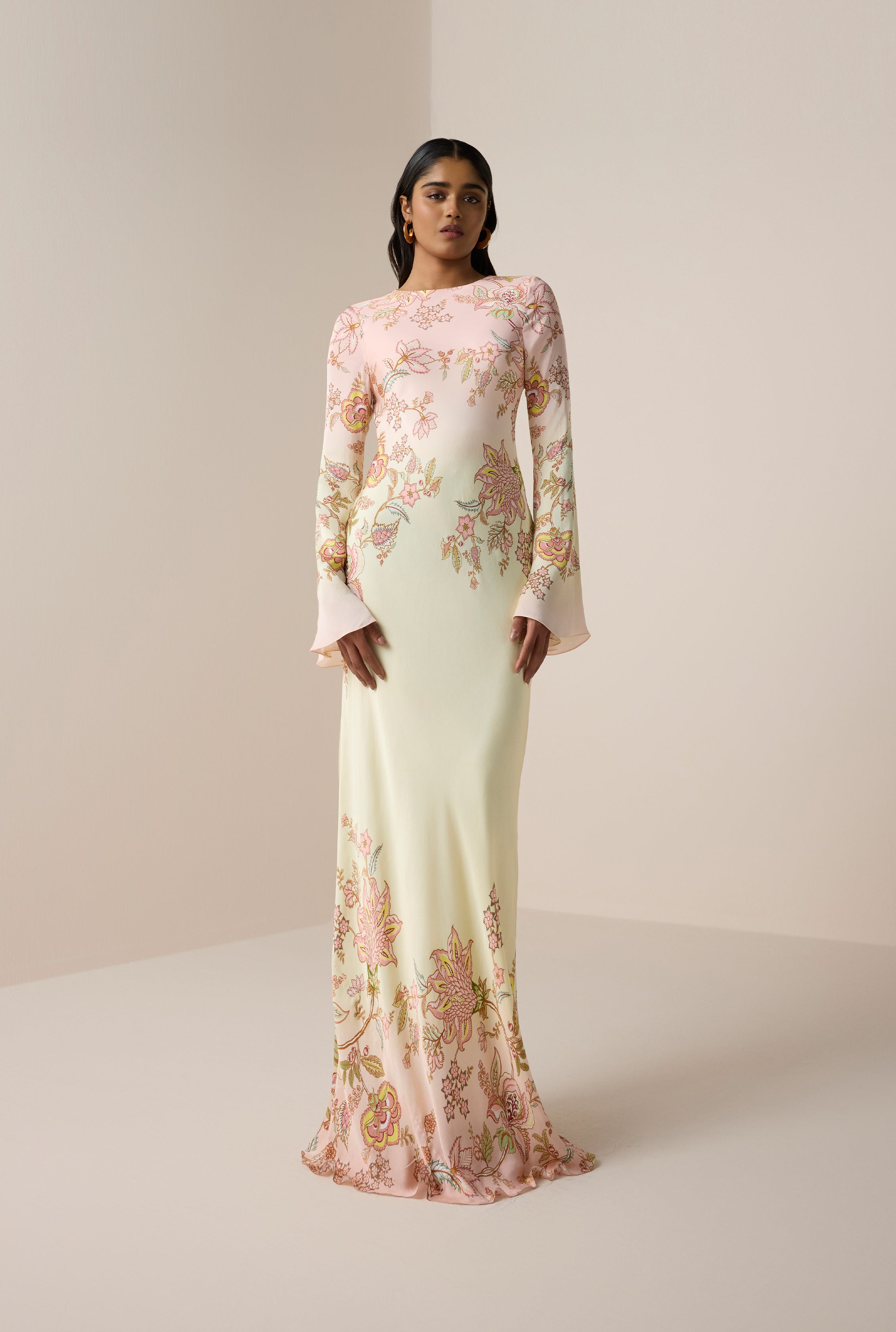 Riah Long Dress A Quiet Garment That Wears A Gentle, Considered. XS