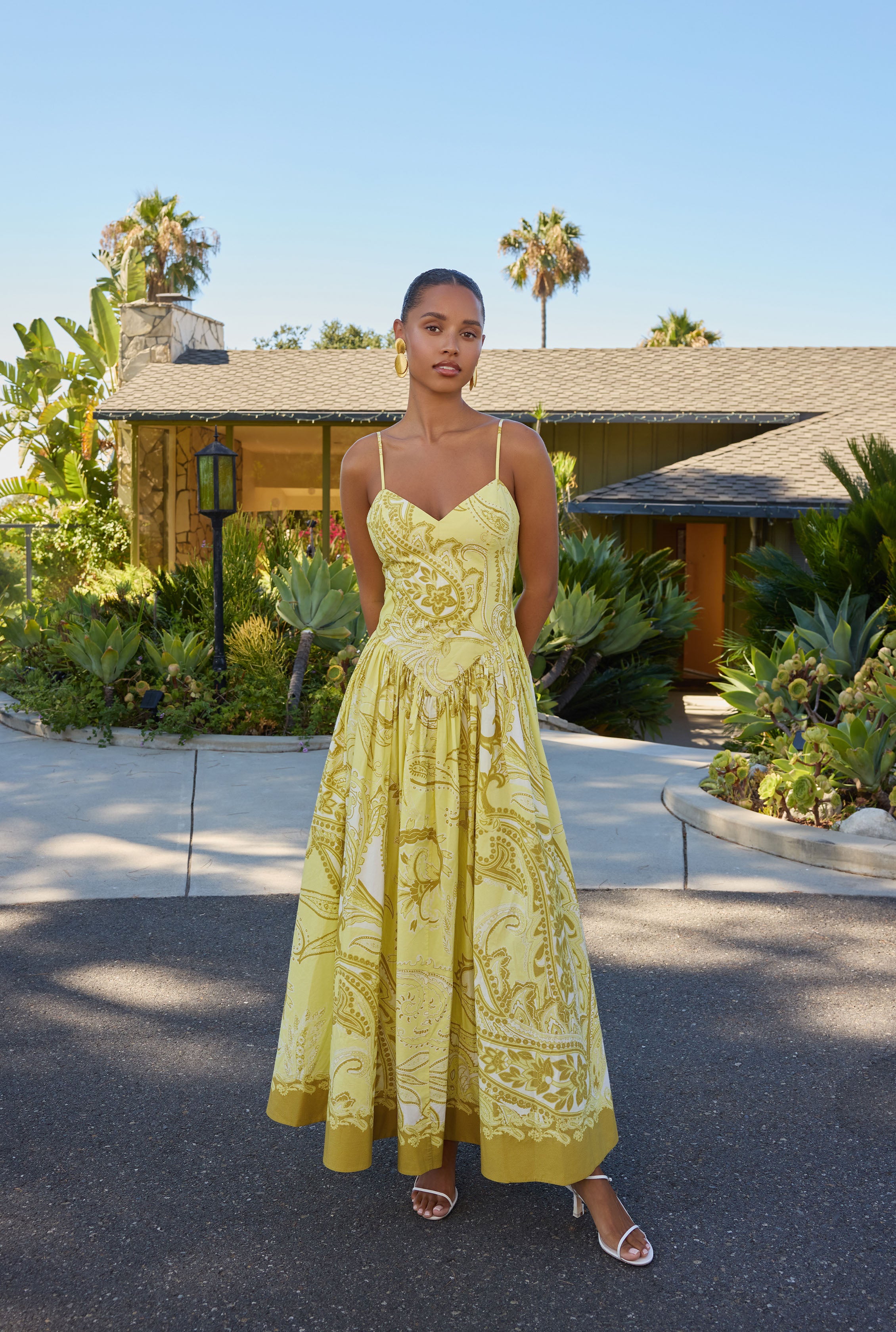 HEMANT & NANDITA Fiza Strappy Dress