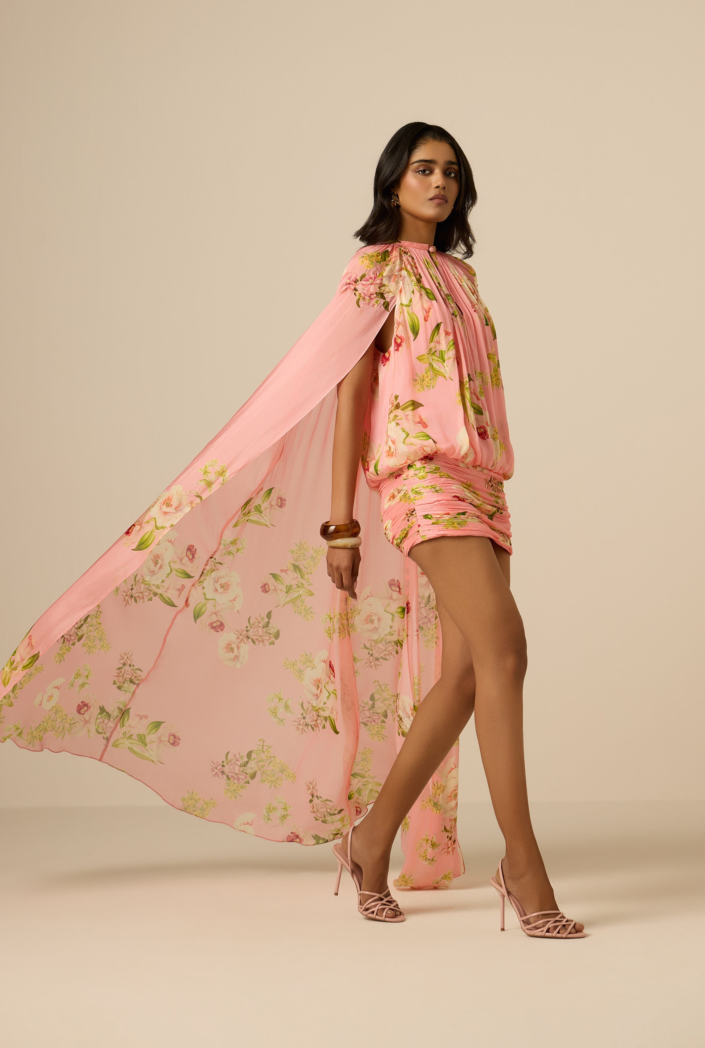 hemant & nandita choker lace mini dress Hemant & Nandita Adya Short Dress in Off-White Off White / M