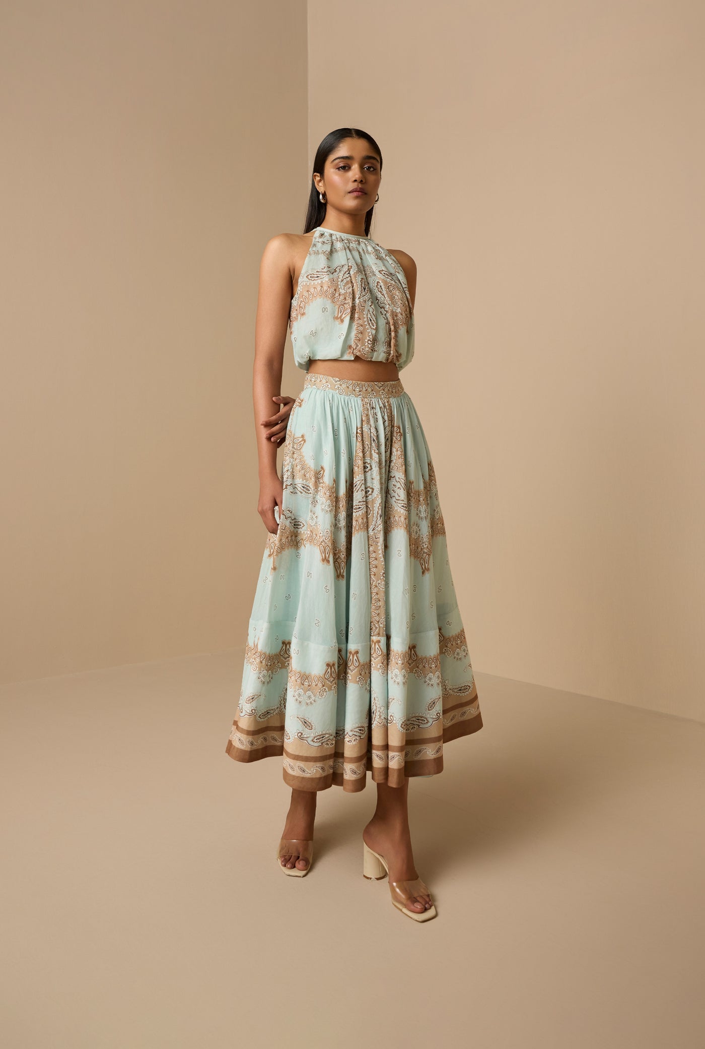 Navi Midi Skirt