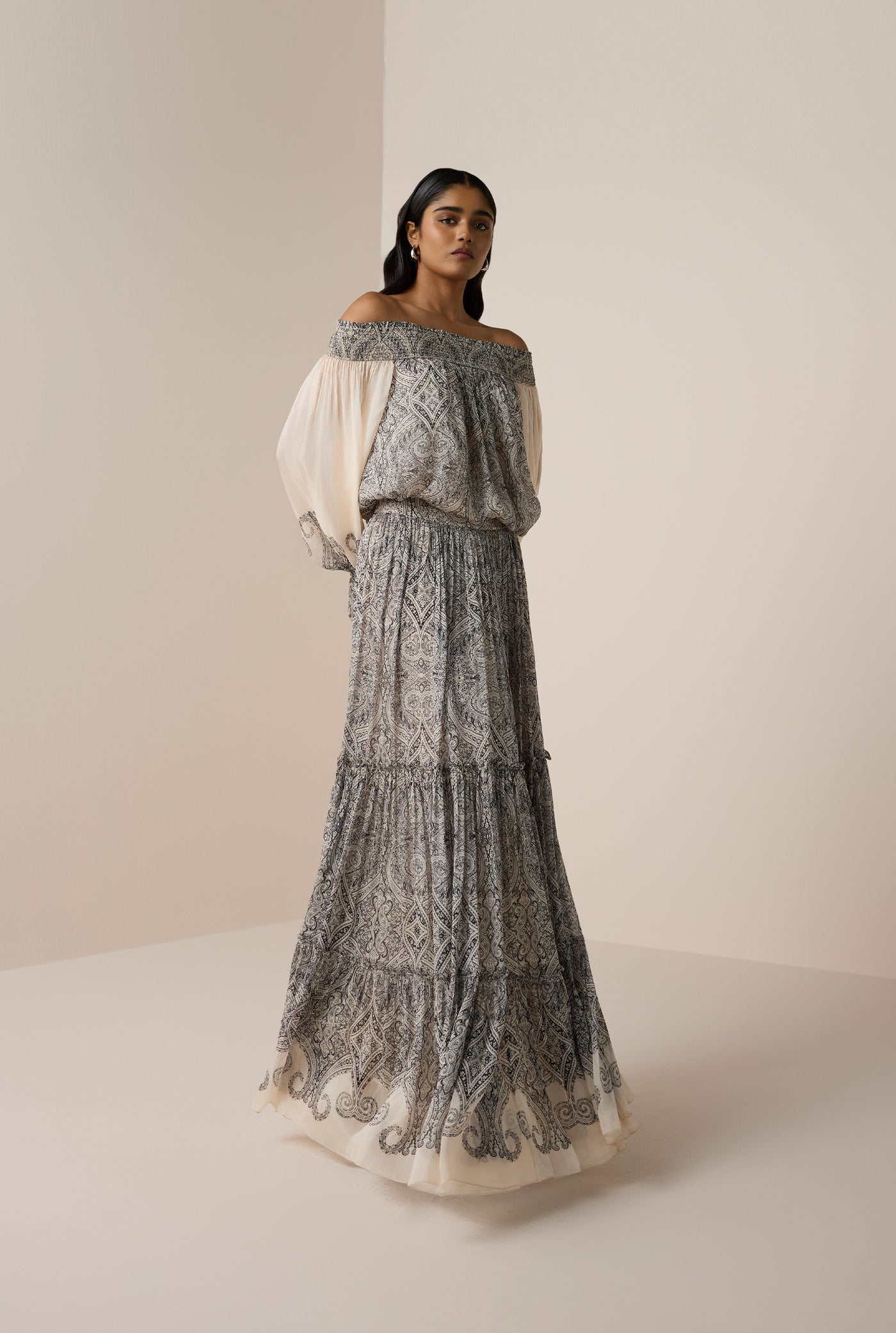Chavi Tiered Maxi Skirt