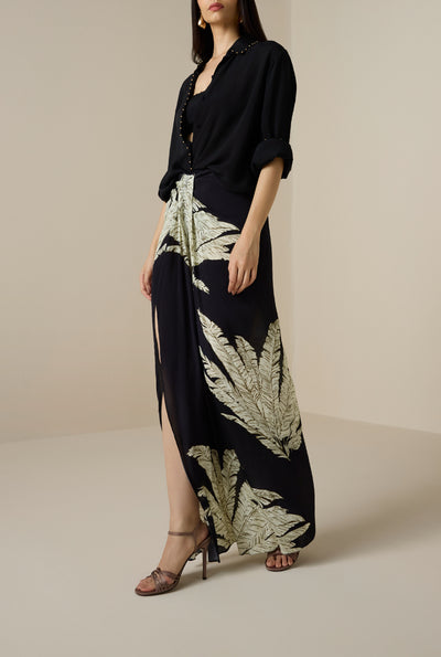 Palm Maxi Skirt