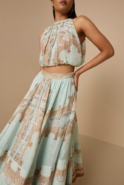 Navi Midi Skirt