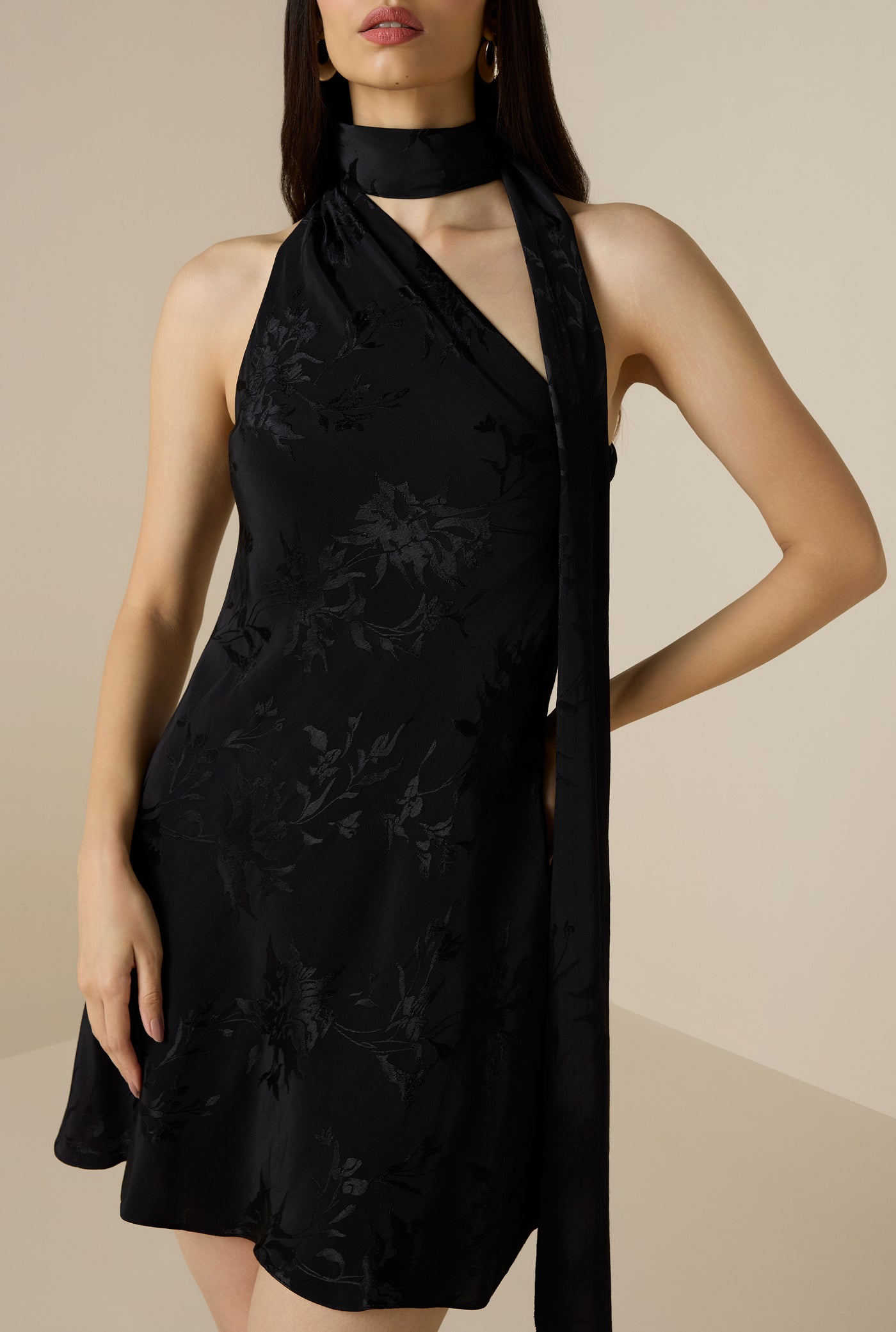 Aura One-Shoulder Mini Dress