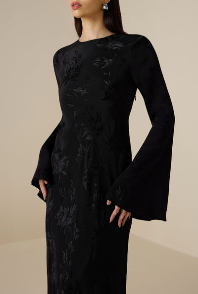 Aura Back Ties Maxi Dress