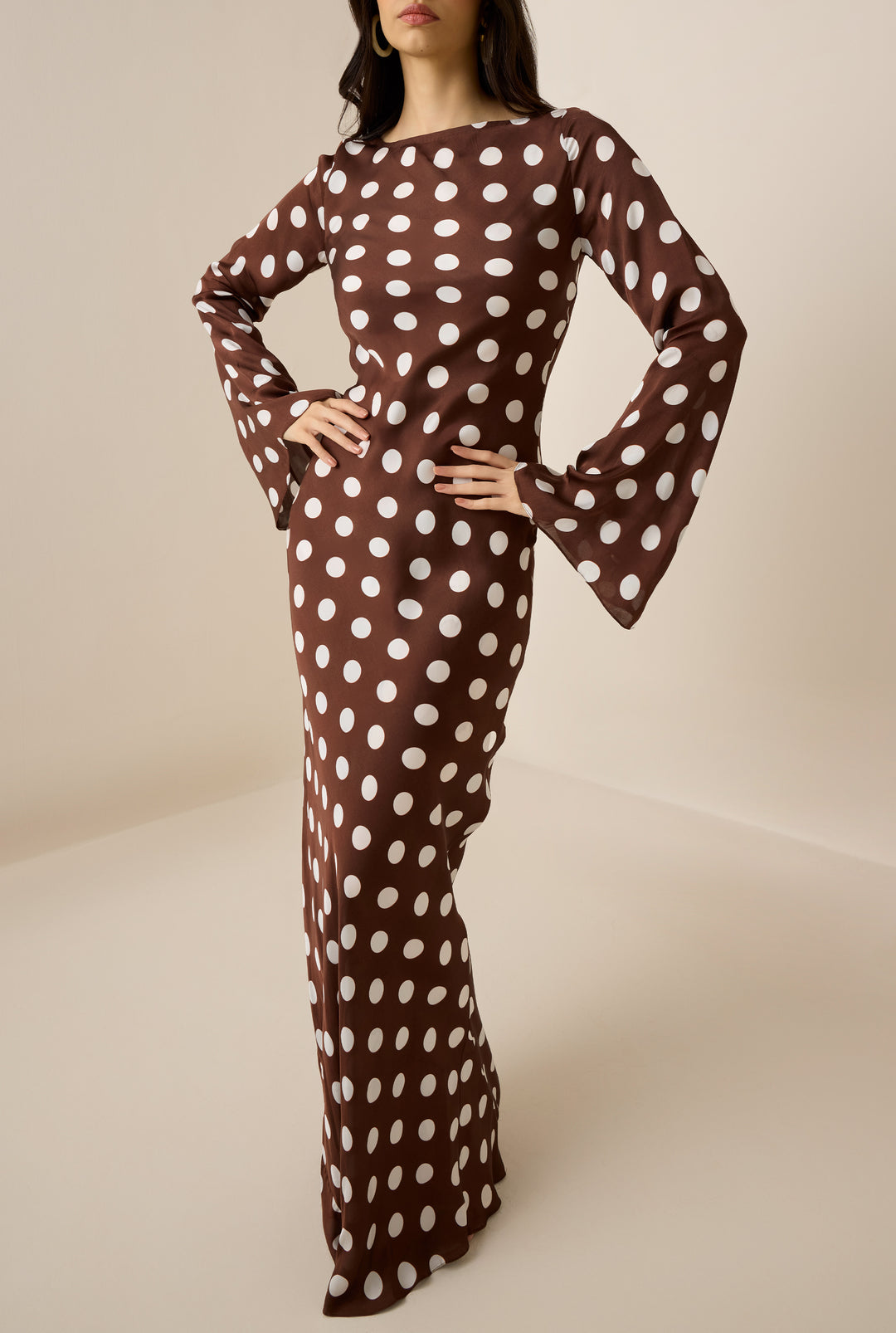 Herlipto Polka Dot Long Dress（Herlipto♡ Polka Dots Open