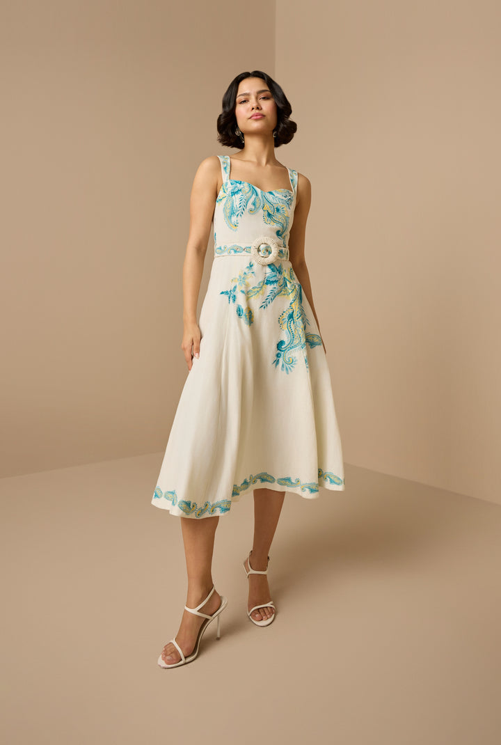 Amari Midi Dress Hemant & Nandita Amari Midi Dress Hemant & Nandita