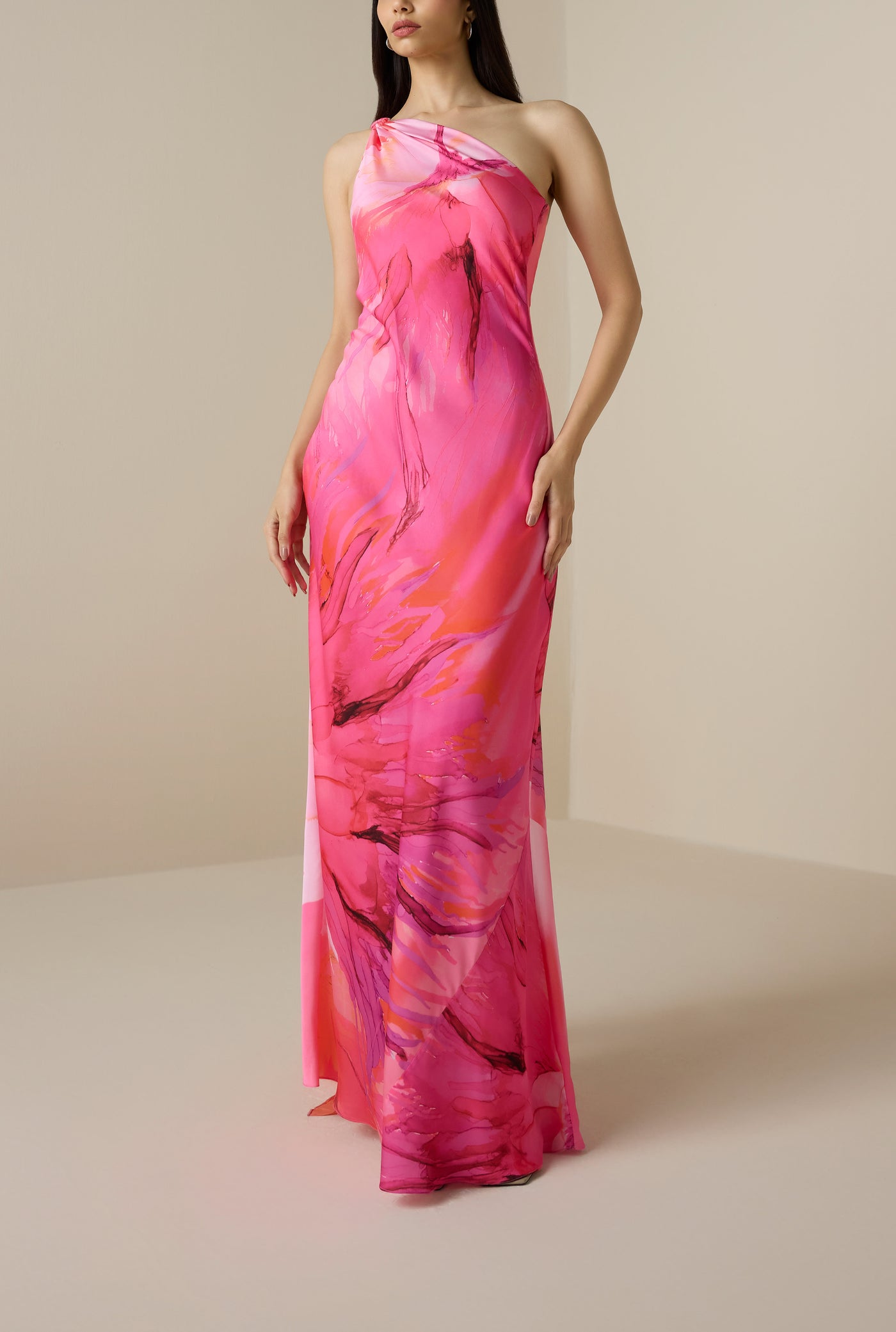 Abira One Shoulder Dress