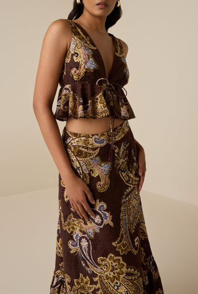 Reem Peplum Top