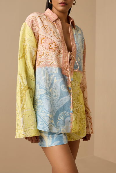 Fiza Paisley Shorts