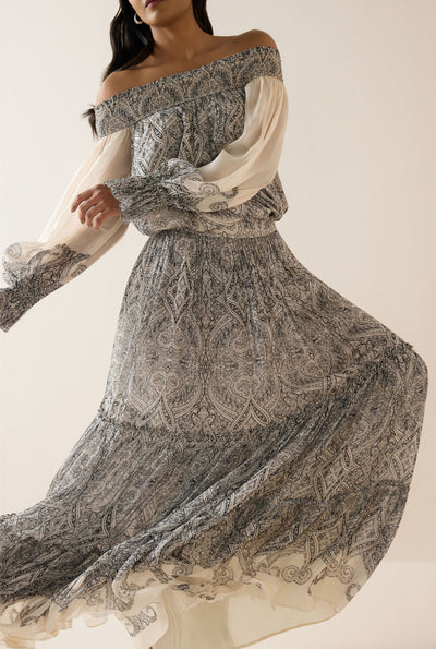 Chavi Tiered Maxi Skirt