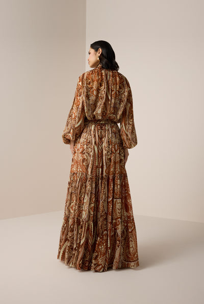 Rida Tiered Maxi Skirt