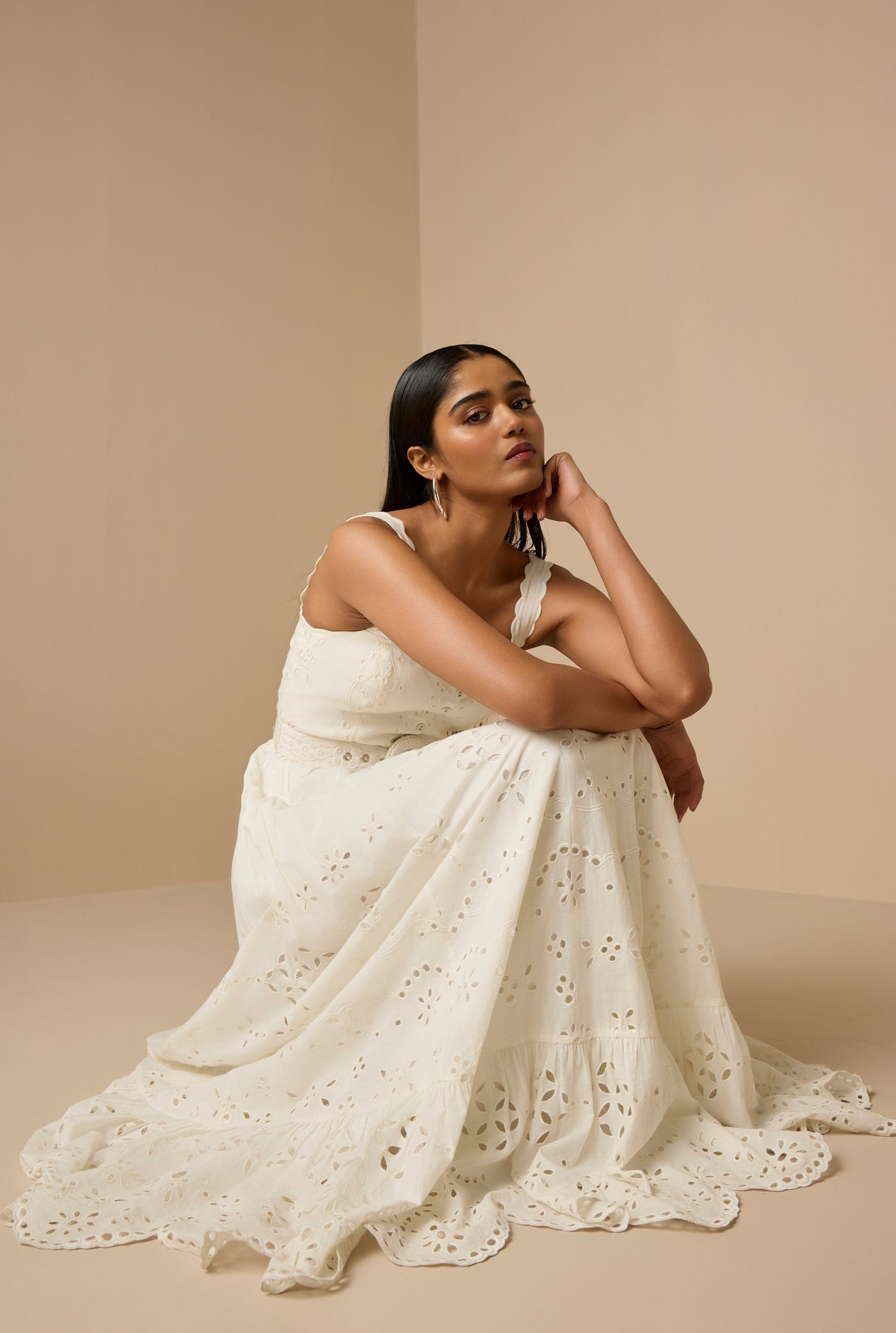 hemant and nandita long dress Hemant & Nandita Wanni Maxi Dress TrenLend