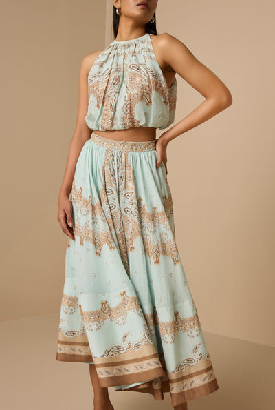 Navi Midi Skirt
