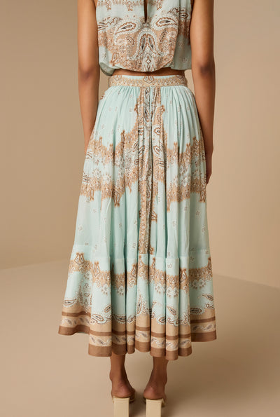 Navi Midi Skirt