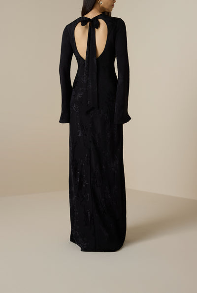 Aura Back Ties Maxi Dress