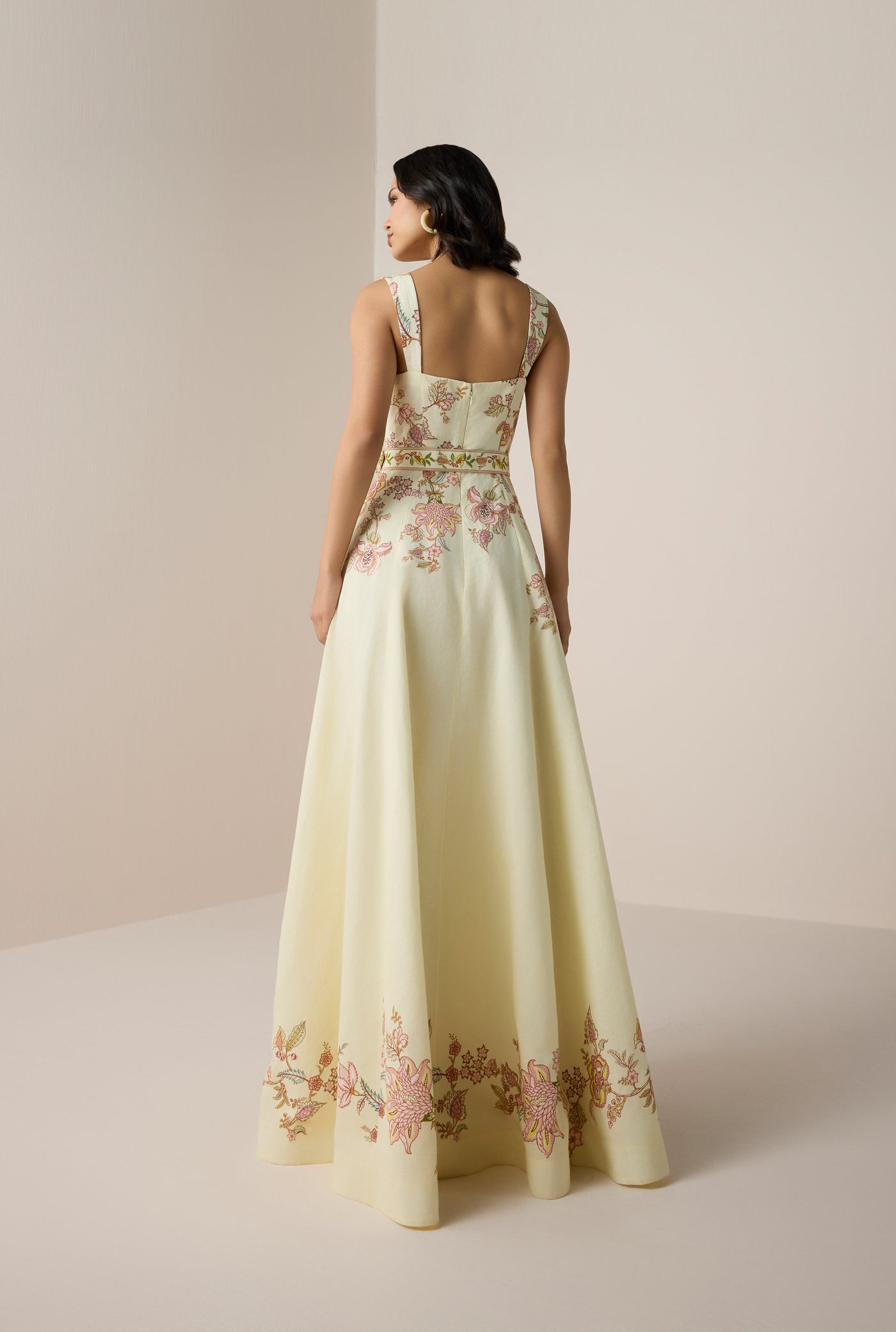 Riah Buckle Long Dress