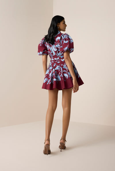 Hiba Collared Mini Dress
