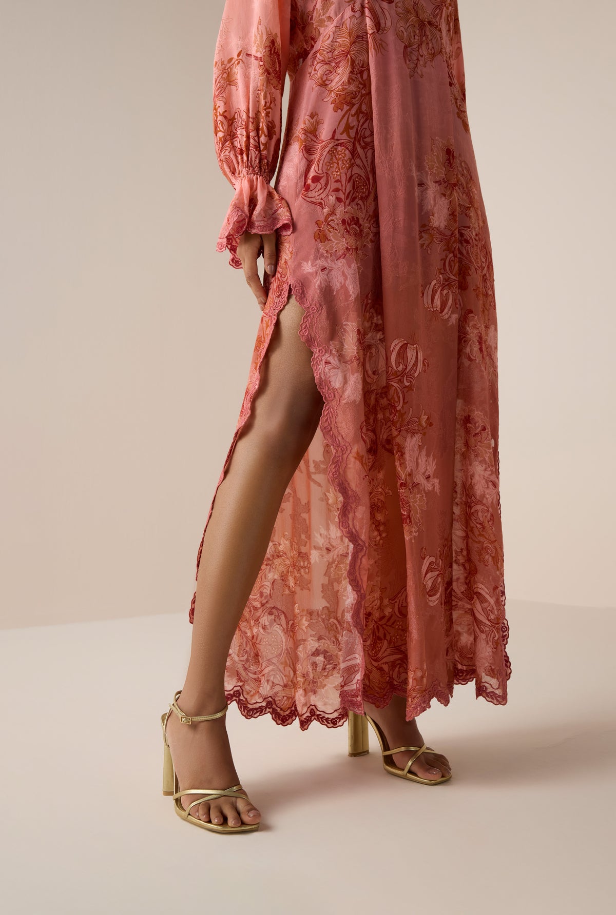 Vine Long Kaftan – Hemant & Nandita