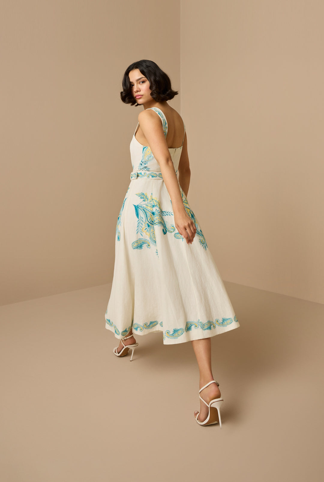 amari fitted double breasted midi dress Amari Midi Dress