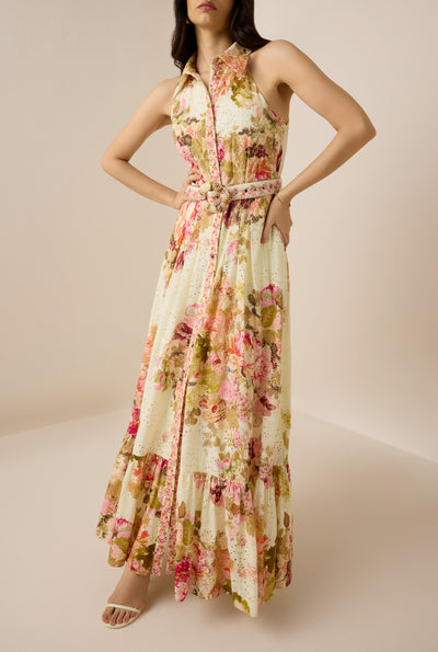 Sama Long Shirt Dress Hemant & Nandita Sama Long Shirt Dress Hemant & Nandita
