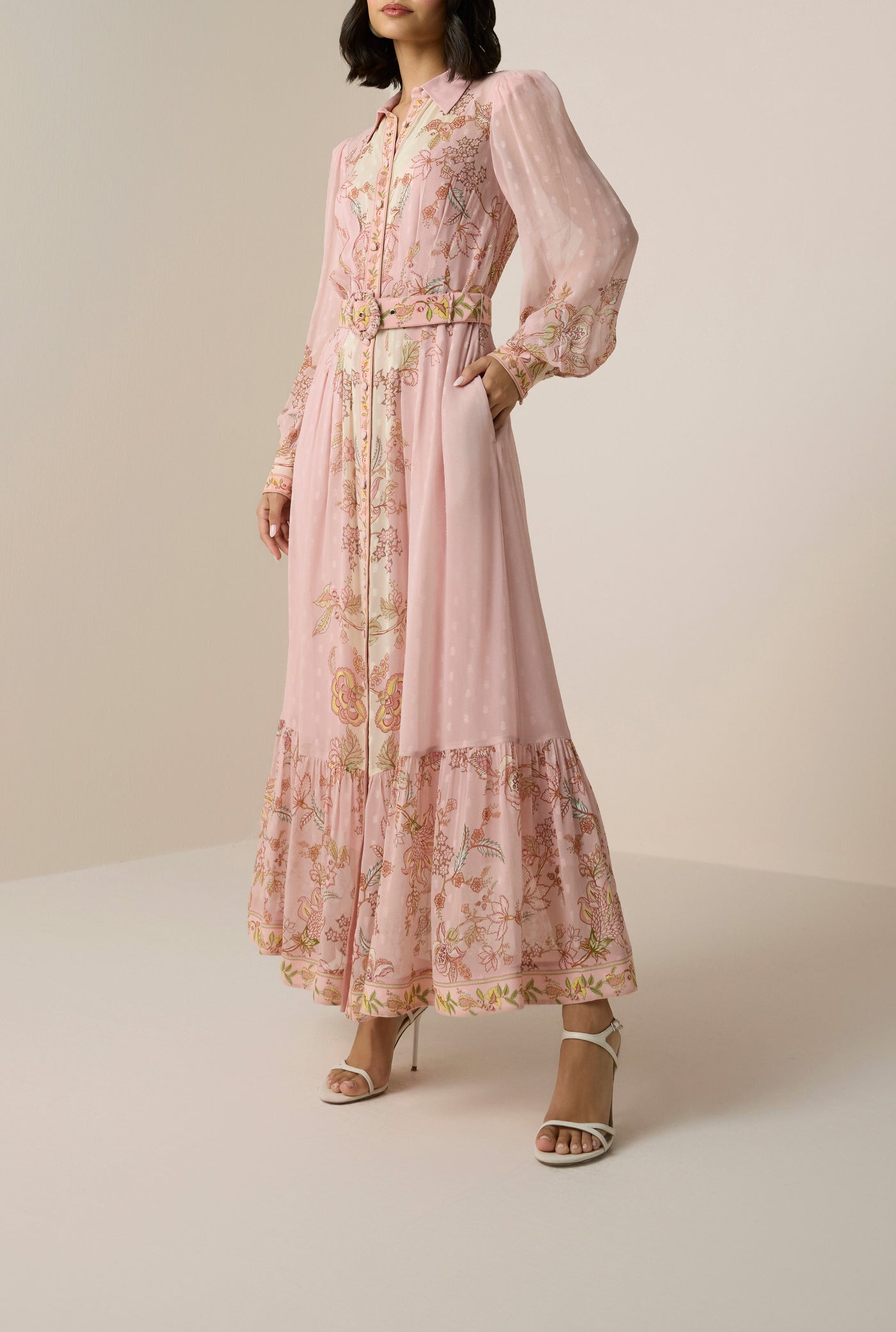 Riah Buckle Maxi Dress M Riah Buckle Maxi Dress M