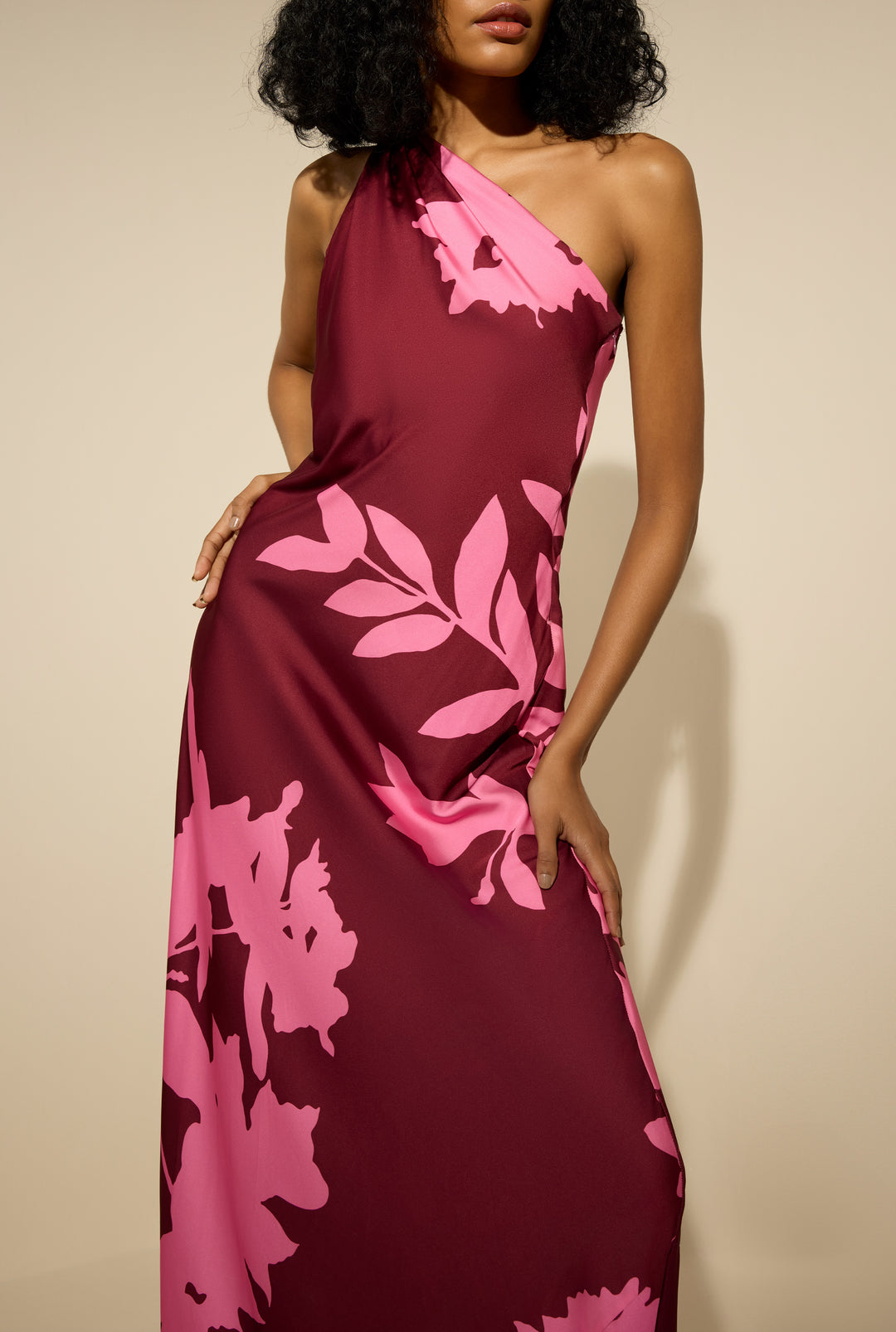 hemant and nandita luana pleated long dress HEMANT AND NANDITA Luana Pleated Maxi Dress in Black