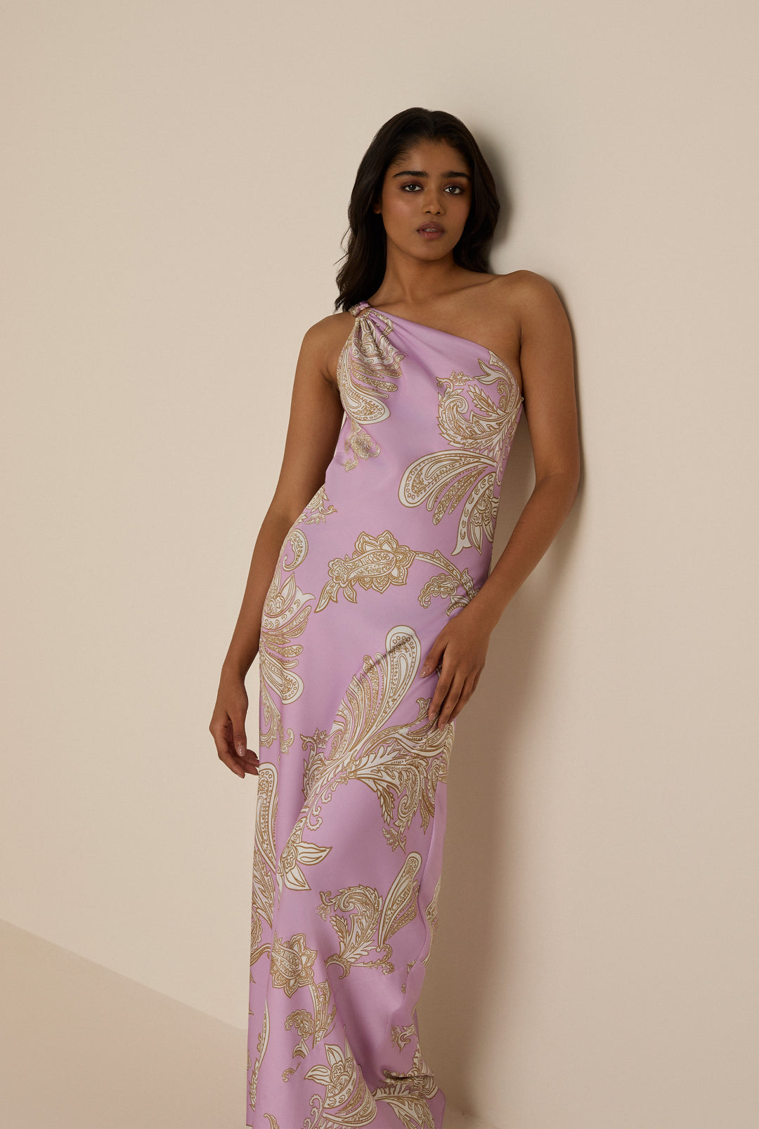 Jiah One Shoulder Long Dress S