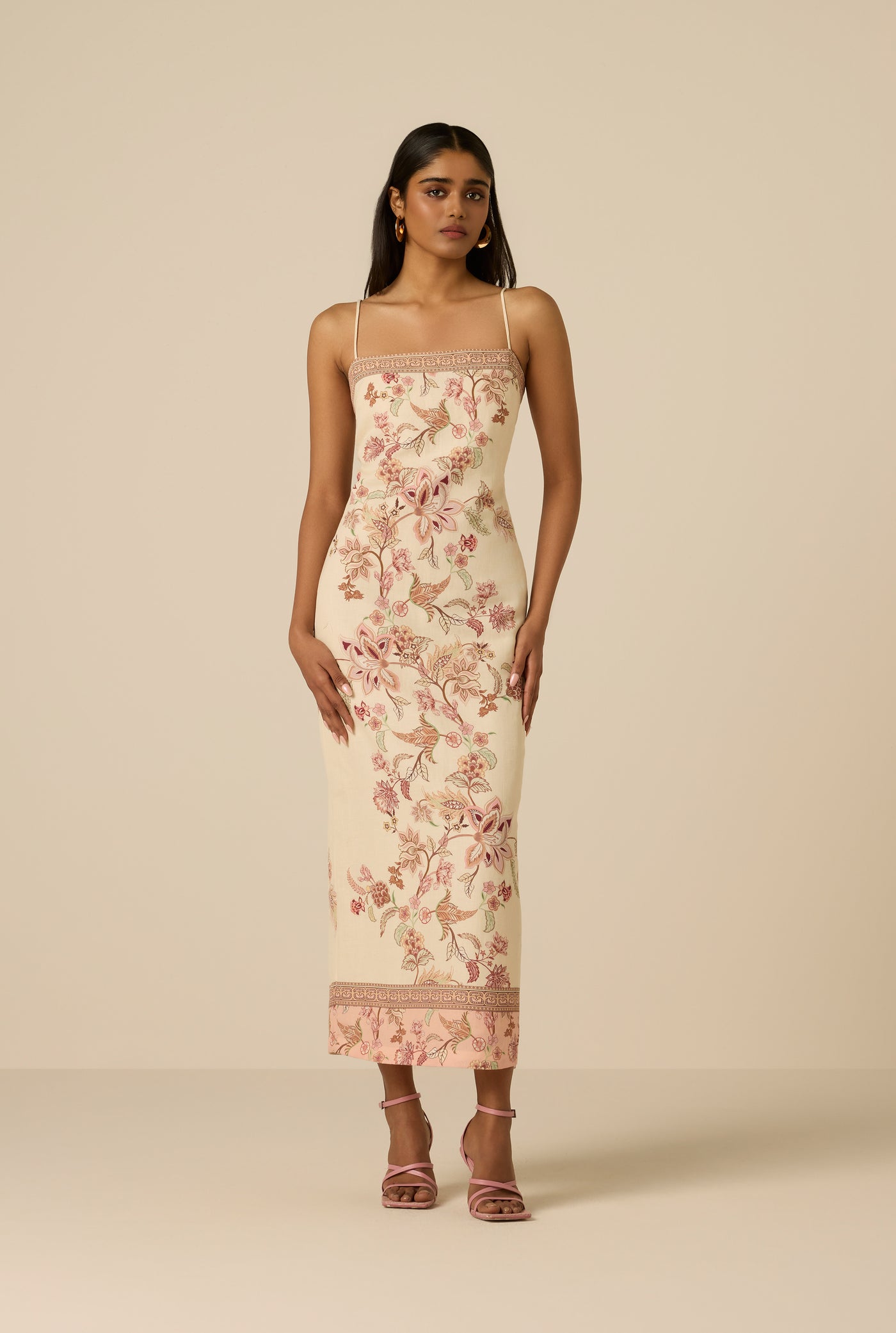 hemant and nandita midi dress Dani Strappy Midi Dress M