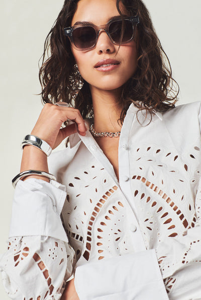 Aisha Long Shirt Dress