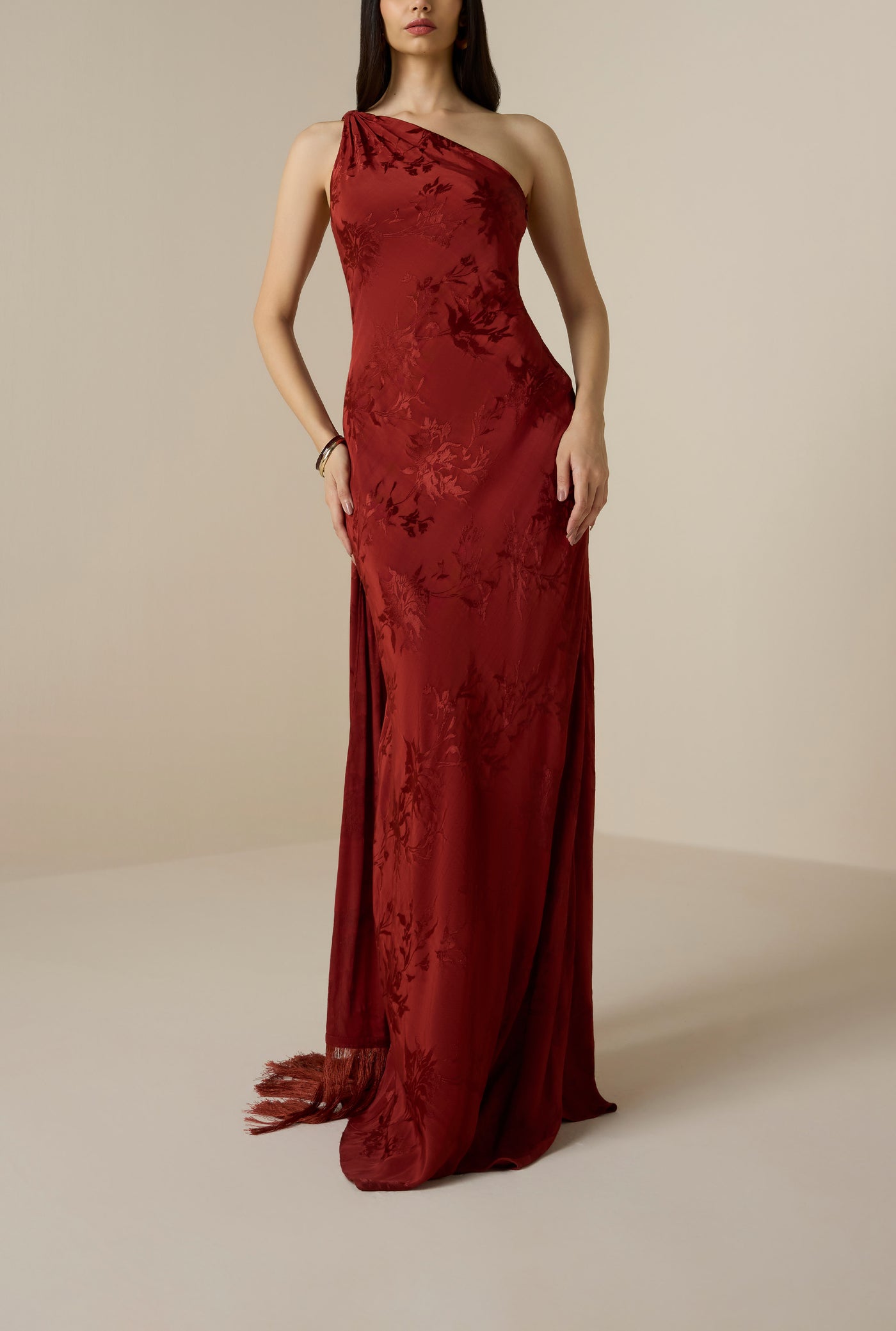 Aura One Shoulder Maxi Dress XL