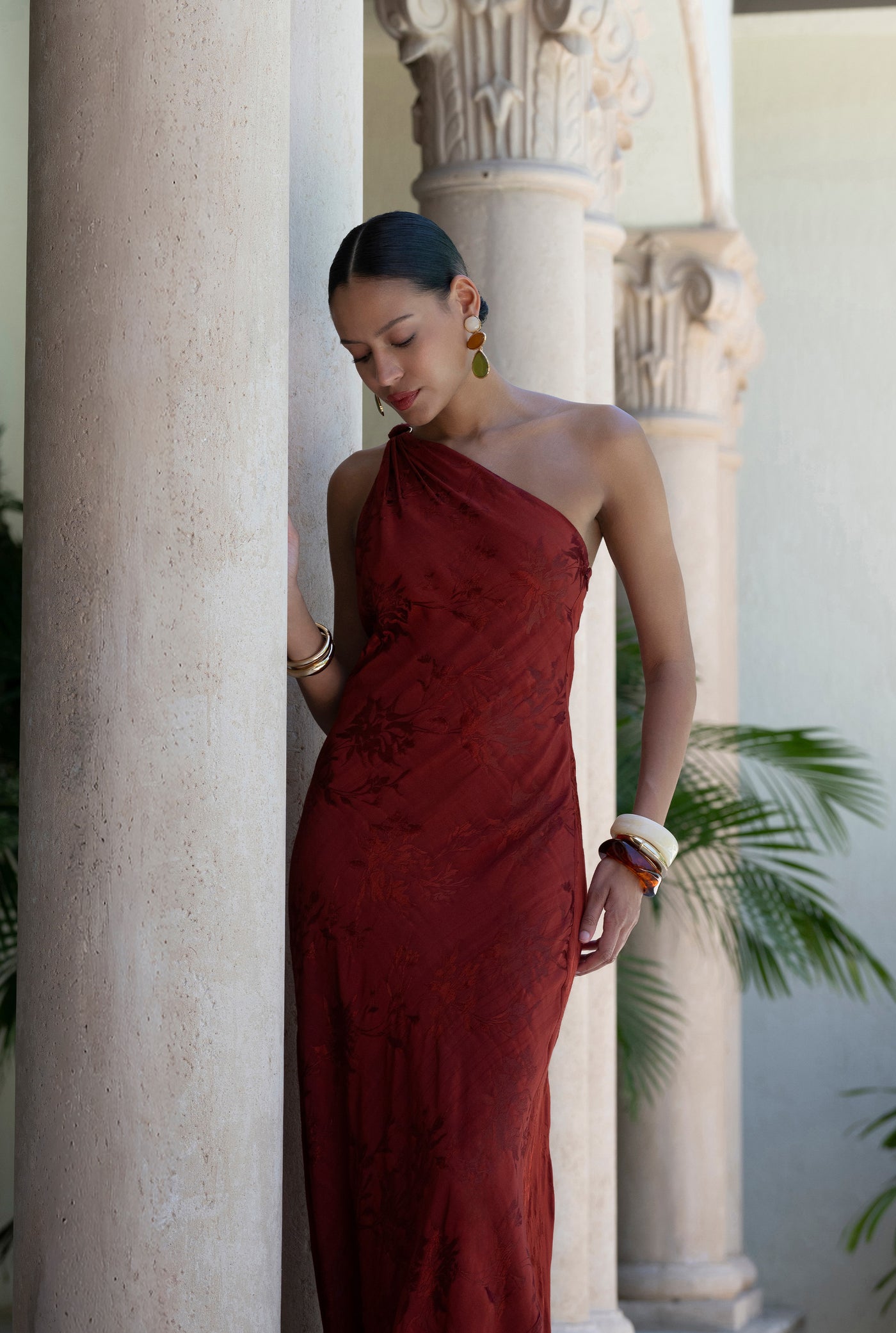 chinese dress ladies AURA MAXI DRESS – House Of Eda main image 0