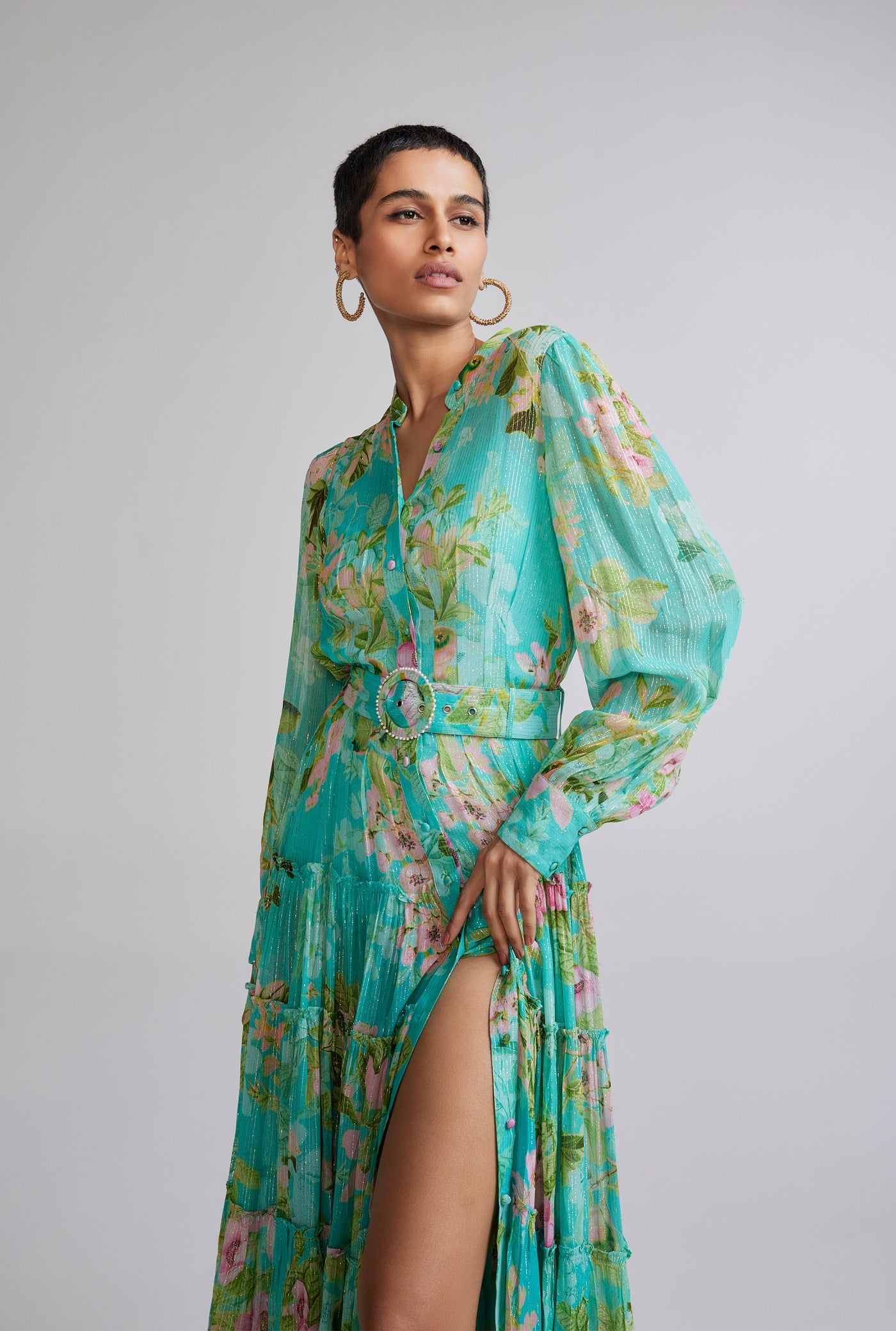 Azra Long Shirt Dress