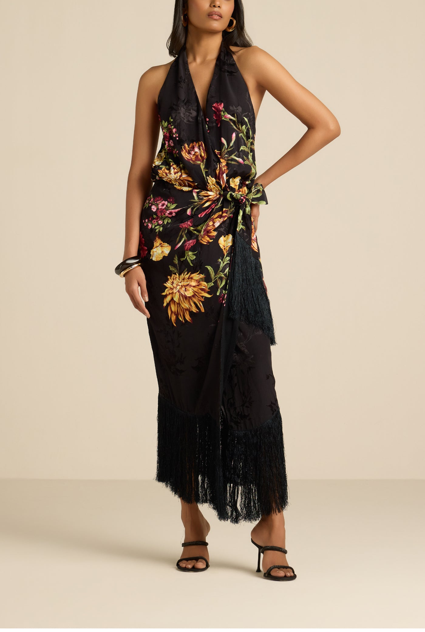 Zara Wrap Midi Dress – Hemant & Nandita