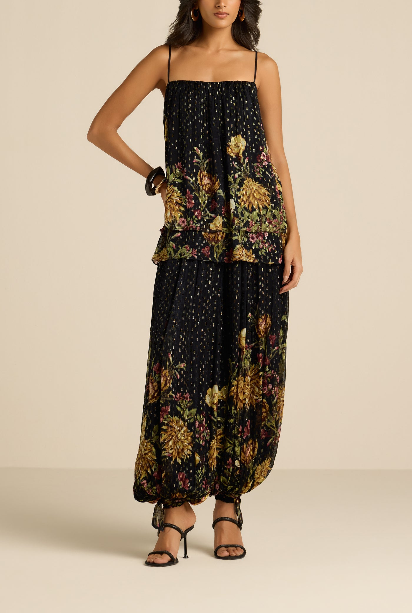 Zara Long Ruffle Top