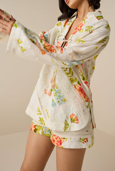 Dhun White Shorts