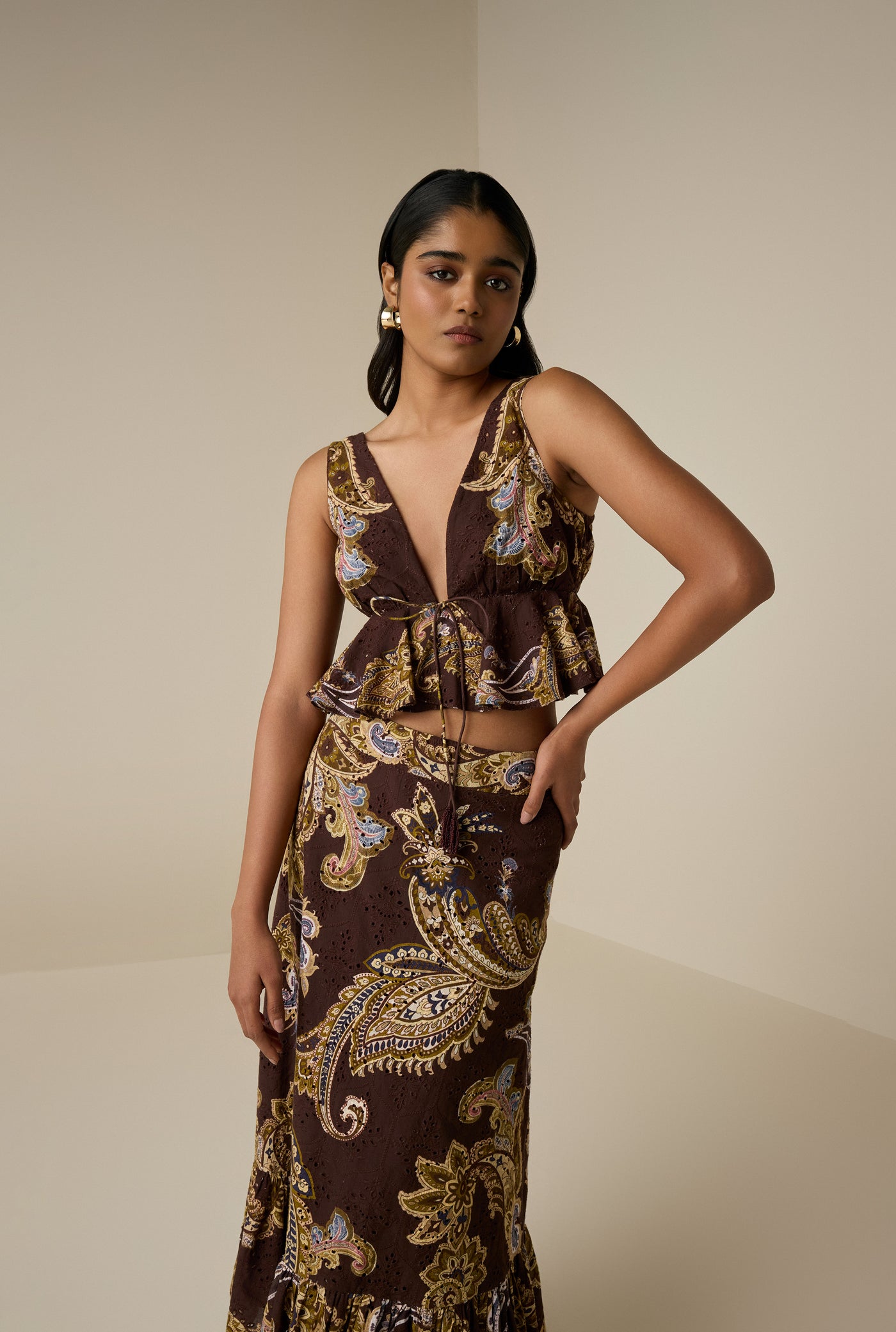 Reem Peplum Top
