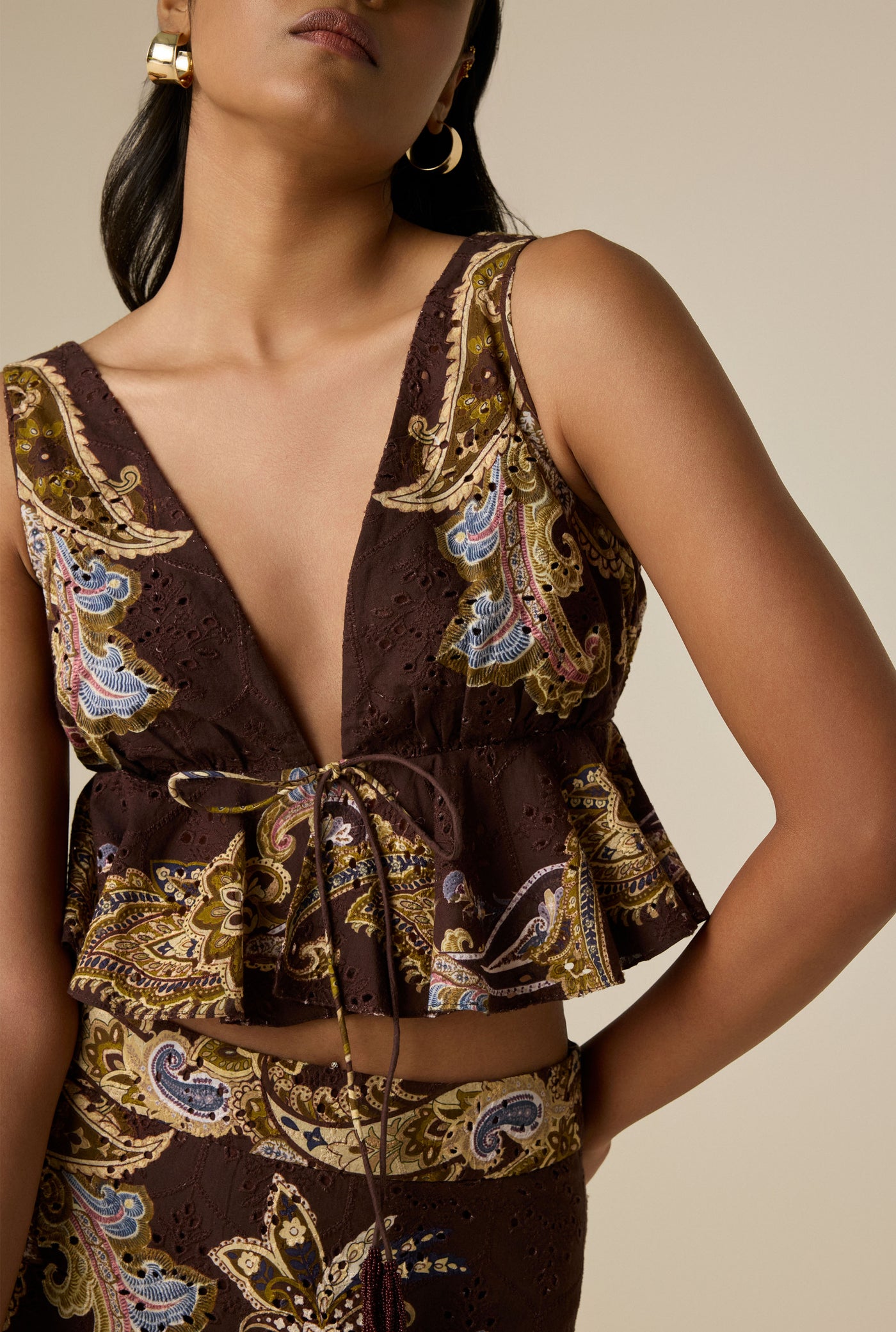 Reem Peplum Top