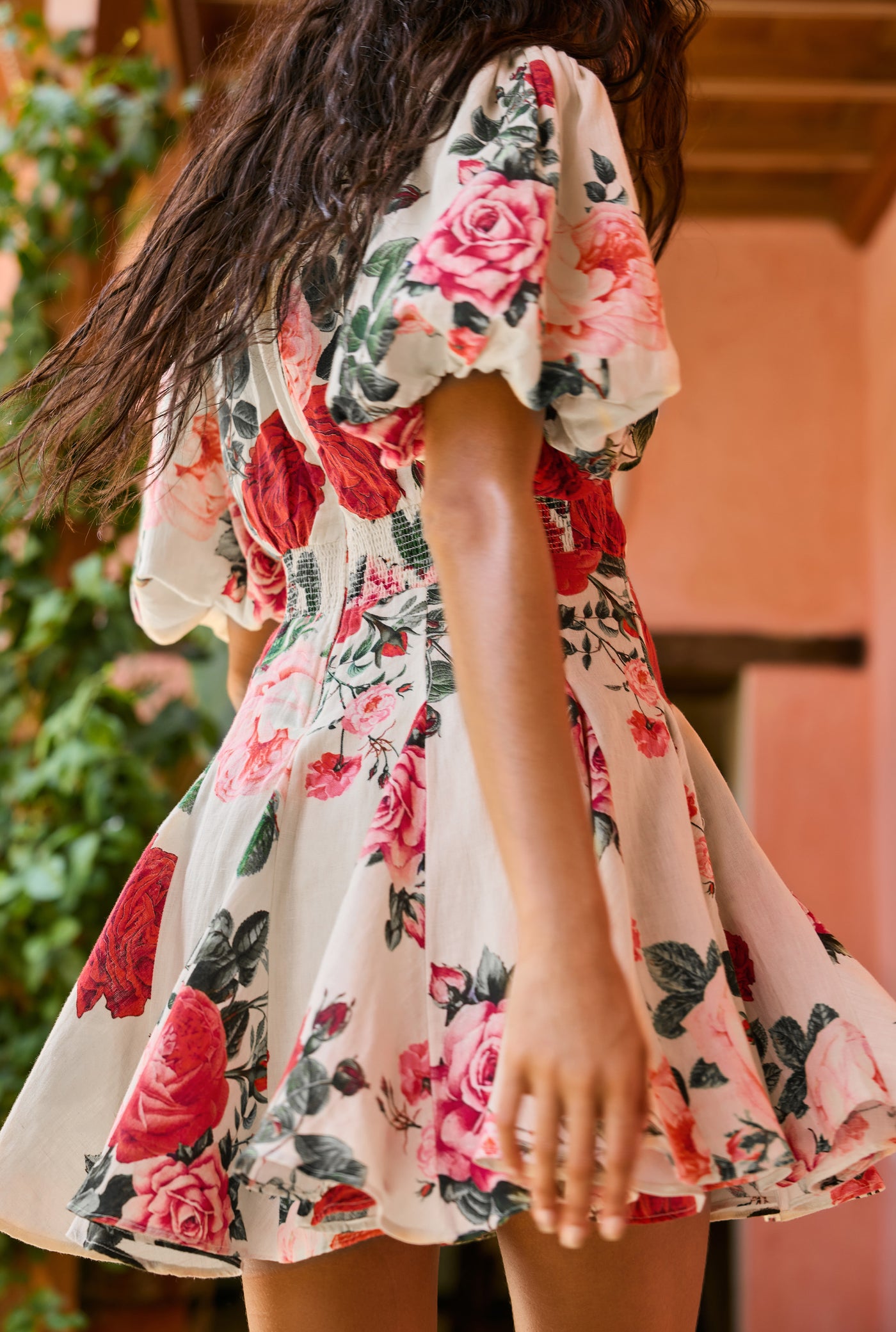 hemant and nandita skater dress Hemant & Nandita Skater Dress - Pink