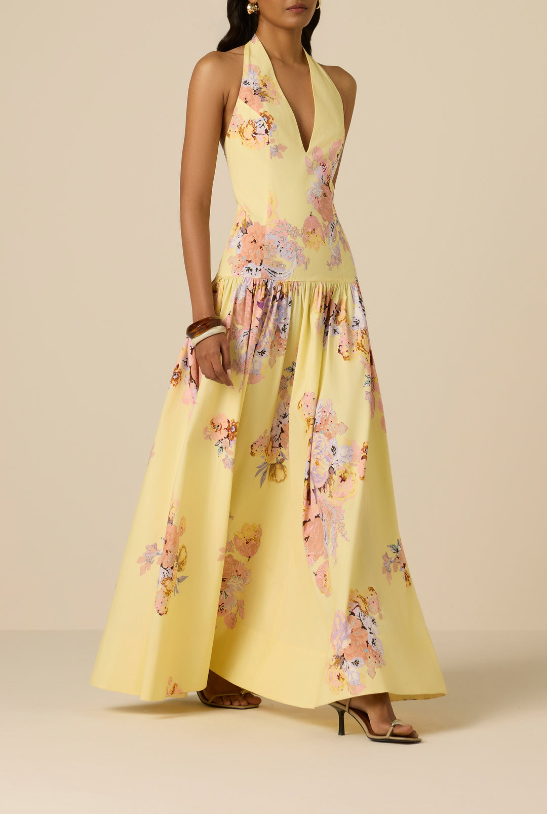 Kysha Halter Maxi Dress XS