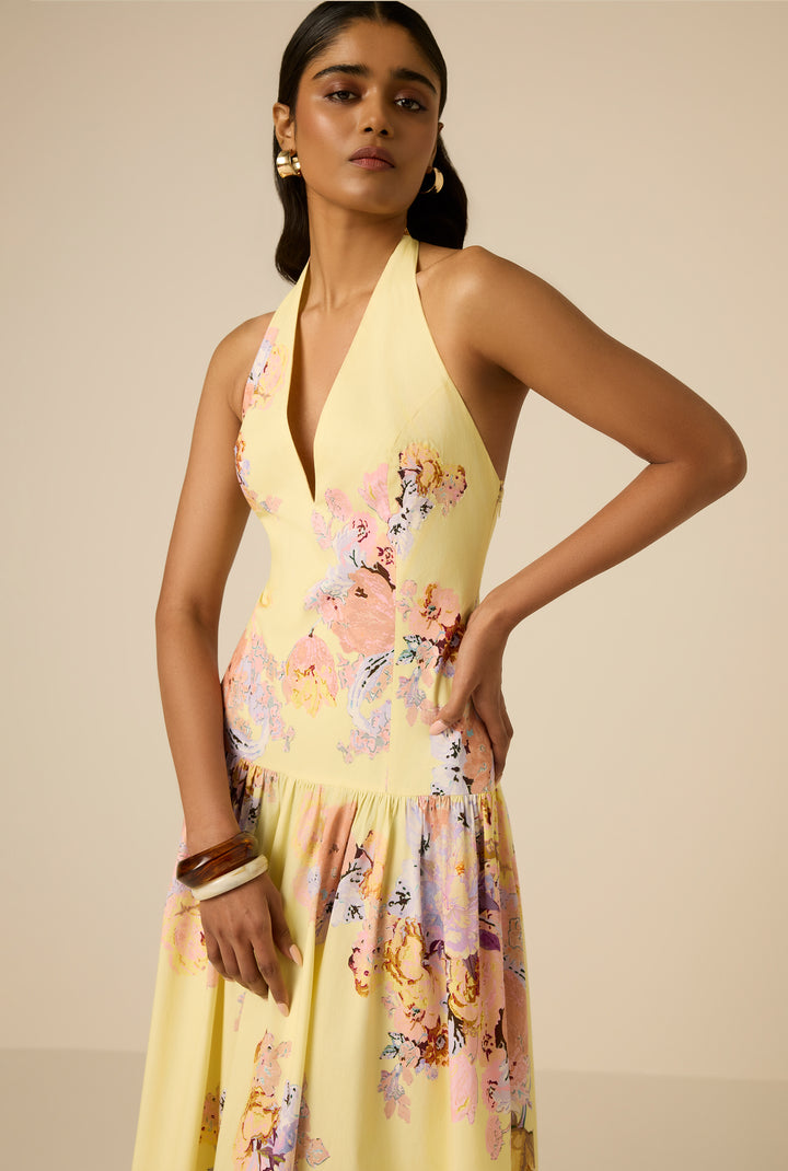 hemant and nandita halter dress Yuti Halter Mini Dress M