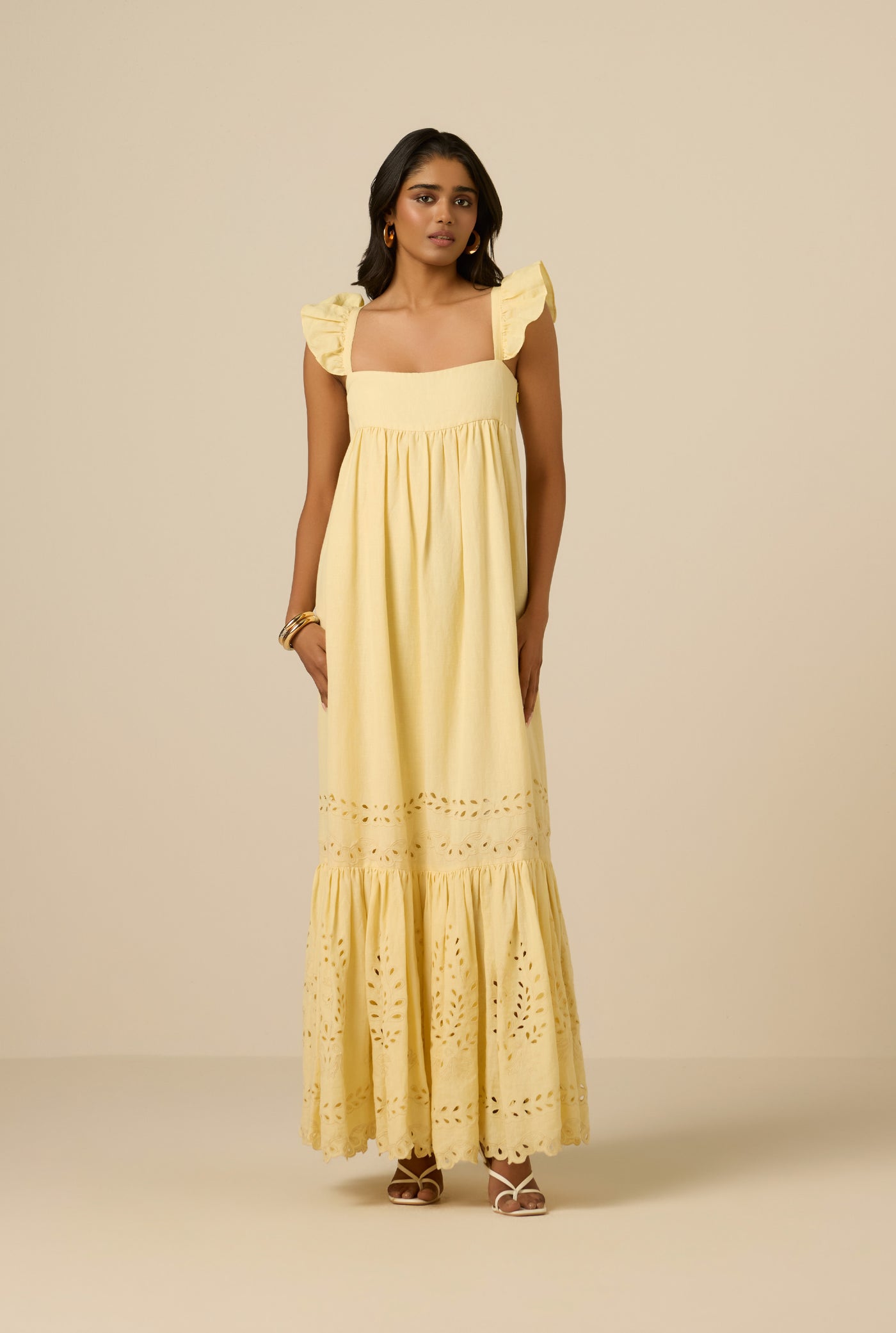 Kori Yellow Long Dress XS
