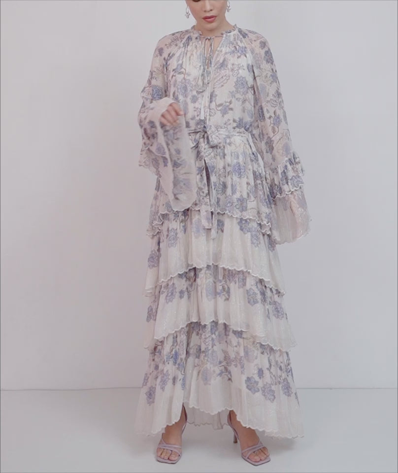 Dija Long Tie Up Dress