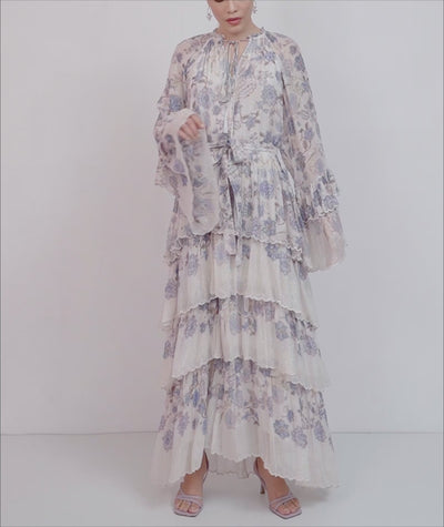 Dija Long Tie Up Dress