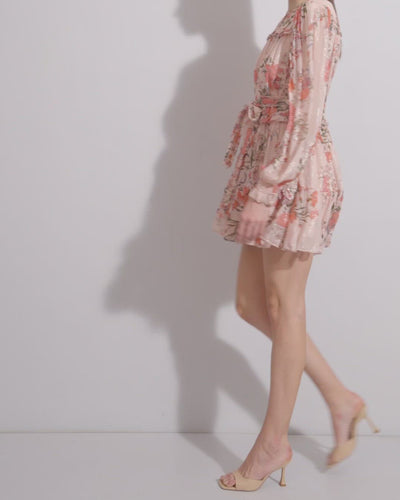 Pria Tie Up Short Dress