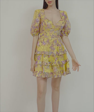 Dhea Plunged Short Dress