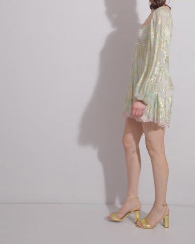 Sidra Shirred Short Dress