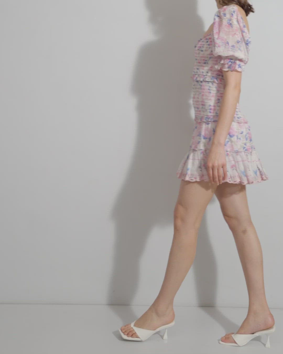 Kati Smocked Short Dress