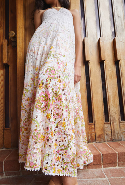 Aira Ruched Long Dress