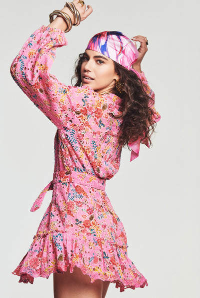 Fiora Belted Short Dress
